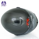 کلاه کاسکت فک ثابت راپیدو مدل 966 شال دار رنگ خاکستری - تصویر 7