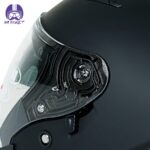 کلاه کاسکت بدون فک راپیدو مدل 878 رنگ مشکی مات - تصویر 6