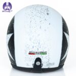 کلاه کاسکت وسپایی راپیدو مدل ۸۵۹-STAR رنگ سفید مشکی - تصویر 5