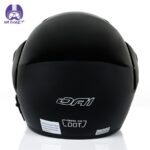 کلاه کاسکت فک متحرک DA1 مدل 102 رنگ مشکی براق - تصویر 7