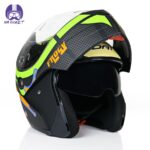 کلاه کاسکت فک متحرک DA1 مدل 102 طرح FROGY - تصویر 4