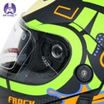 کلاه کاسکت فک متحرک DA1 مدل 102 طرح FROGY - تصویر 7