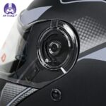 کلاه کاسکت فک متحرک ردلاین مدل 937 رنگ مشکی طوسی مات - تصویر 9