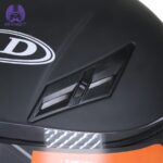 کلاه کاسکت فک ثابت AD رنگ مشکی مات - تصویر 8