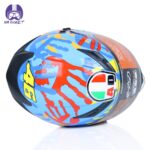 کلاه کاسکت فک ثابت AD مدل Hand رنگ آبی - تصویر 6