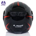 کلاه کاسکت فک متحرک ال اس تو مدل (LS2 SCOPE RED) - تصویر 6