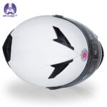 کلاه کاسکت فک ثابت تکنو مدل 808 رنگ سفید - تصویر 5