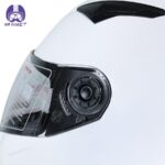 کلاه کاسکت فک ثابت تکنو مدل 809 رنگ سفید - تصویر 8