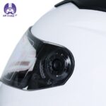 کلاه کاسکت فک ثابت تکنو مدل 810 رنگ سفید - تصویر 7