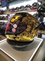کلاه کاسکت فک ثابت نولان مدل N60-6 طرح METAL BLACK (GOLD) - تصویر 4