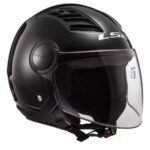 کلاه کاسکت بدون فک LS2 Airflow OF562 رنگ مشکی مات - تصویر 4