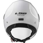 کلاه کاسکت بدون فک LS2 Airflow OF562 رنگ سفید براق - تصویر 3