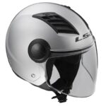 کلاه کاسکت بدون فک LS2 Airflow OF562 رنگ نقره ای - تصویر 3