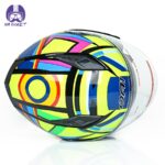 کلاه کاسکت بدون فک دی ای وان مدل 402 طرح Enso - تصویر 5