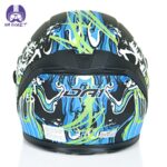 کلاه کاسکت بدون فک دی ای وان مدل 405 طرح Deep Sea - تصویر 6