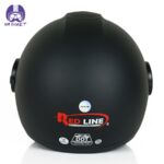 کلاه کاسکت فک جدا برند ردلاین مدل نوپو  کد 976رنگ مشکی مات - تصویر 5