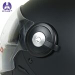 کلاه کاسکت فک جدا برند ردلاین مدل نوپو  کد 976رنگ مشکی مات - تصویر 8