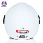 کلاه کاسکت فک جدا برند ردلاین مدل نوپو کد 976 رنگ سفید - تصویر 6