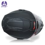 کلاه کاسکت فک متحرک ردلاین مدل ۹۳۷ رنگ طوسی مشکی - تصویر 6