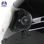 کلاه کاسکت بدون فک ردلاین مدل ۹۵۶ رنگ مشکی طوسی براق - تصویر 8