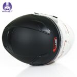 کلاه کاسکت بدون فک ردلاین مدل 956 رنگ مشکی طوسی مات - تصویر 5