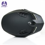 کلاه کاسکت فک جدا برند راپیدو 890 مدل اسکورپین رنگ مشکی مات - تصویر 6