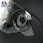 کلاه کاسکت فک متحرک دی ای وان کد 108رنگ مشکی مات - تصویر 7