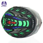 کلاه کاسکت فک متحرک دی ای وان کد 108 طرح snake - تصویر 5