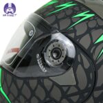 کلاه کاسکت فک متحرک دی ای وان کد 108 طرح snake - تصویر 8