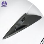 کلاه کاسکت فک متحرک دی ای وان کد ۱۰۸ رنگ سفید - تصویر 8