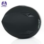 کلاه کاسکت بدون فک دی ای وان کد 402 طرح مشکی مات - تصویر 6