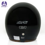 کلاه کاسکت وسپا دی ای وان کد 404 رنگ مشکی براق - تصویر 4
