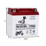 باتری موتورسیکلت اف بی مدل YB9-BS 12V9AH(ان اس،آپاچی،تریل) - تصویر 3