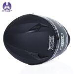 کلاه کاسکت فک متحرک RXR مدل ۶۹۱ رنگ مشکی مات - تصویر 6