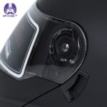 کلاه کاسکت فک متحرک RXR مدل ۶۹۱ رنگ مشکی مات - تصویر 8