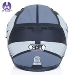 کلاه کاسکت فک متحرک RXR مدل 691 رنگ طوسی مشکی - تصویر 5