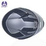 کلاه کاسکت فک متحرک RXR مدل 691 رنگ طوسی زرد - تصویر 6