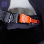 کلاه کاسکت کراس برند ردلاین کد 750 رنگ مشکی قرمز مات - تصویر 6