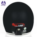 کلاه کاسکت فک متحرک ردلاین مدل 936 طرح Strip wht-mt - تصویر 4