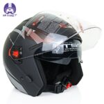 کلاه کاسکت بدون فک ردلاین کد 944 رنگ مشکی طوسی مات - تصویر 4