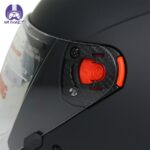 کلاه کاسکت بدون فک ردلاین کد 944 رنگ مشکی مات - تصویر 6