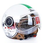 کلاه کاسکت بیون مدل B-110 Face White Green - تصویر 3