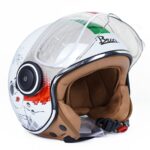 کلاه کاسکت بیون مدل B-110 Face White Green - تصویر 4