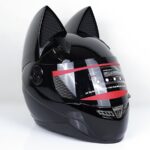 کلاه کاسکت خرگوشی نیترنیوس مدل FF-319 Black shine - تصویر 3