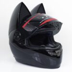 کلاه کاسکت خرگوشی نیترنیوس مدل FF-319 Black shine - تصویر 4