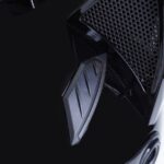 کلاه کاسکت خرگوشی نیترنیوس مدل FF-319 Black shine - تصویر 7