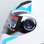 کلاه کاسکت خرگوشی نیترنیوس مدل FF-319 White Blue - تصویر 7