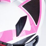 کلاه کاسکت خرگوشی نیترنیوس مدل FF-319 White  Pink - تصویر 6