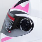 کلاه کاسکت خرگوشی نیترنیوس مدل FF-319 White  Pink - تصویر 7