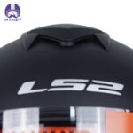 کلاه کاسکت فک متحرک ال اس تو مدل LS2 FF345 رنگ مشکی مات - تصویر 7